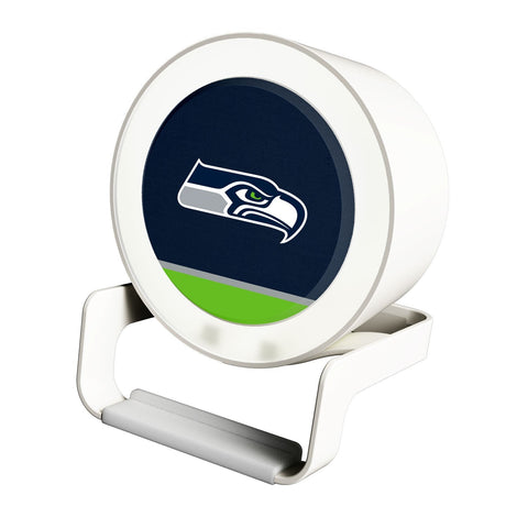 Seattle Seahawks Solid Wordmark Night Light Charger and Bluetooth Speaker-0