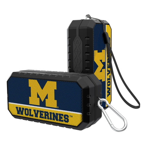 Michigan Wolverines Endzone Solid Bluetooth Speaker-0