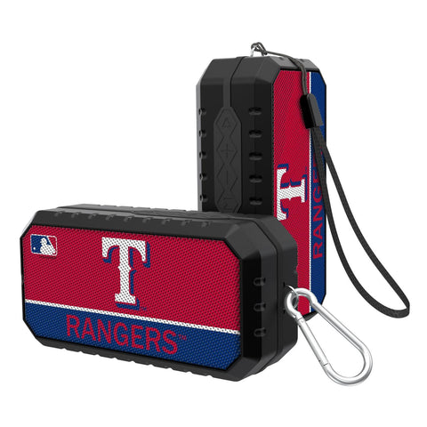 Texas Rangers Solid Wordmark Bluetooth Speaker-0