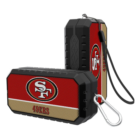 San Francisco 49ers Solid Wordmark Bluetooth Speaker-0