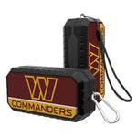 Washington Commanders Solid Wordmark Bluetooth Speaker-0