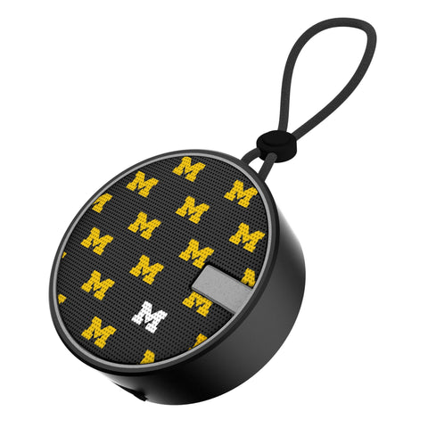 University of Michigan Wolverines Fashion Pattern Waterproof Speaker