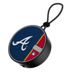 Atlanta Braves Solid Wordmark Waterproof Speaker-0