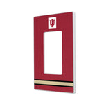Indiana University Hoosiers Stripe Hidden-Screw Light Switch Plate