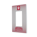 Indiana University Hoosiers Linen Hidden-Screw Light Switch Plate