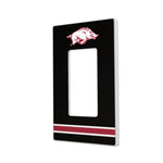 University of Arkansas Fayetteville Razorbacks Stripe Hidden-Screw Light Switch Plate