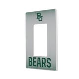 Baylor University Bears Linen Hidden-Screw Light Switch Plate