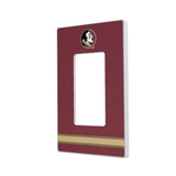Florida State University Seminoles Stripe Hidden-Screw Light Switch Plate