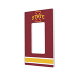 Iowa State Cyclones Stripe Hidden-Screw Light Switch Plate-1