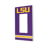 Louisiana State University Tigers Stripe Hidden-Screw Light Switch Plate