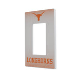 Texas Longhorns Linen Hidden-Screw Light Switch Plate-1