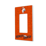 Denver Broncos 2024 Illustrated Limited Edition Hidden-Screw Light Switch Plate-1