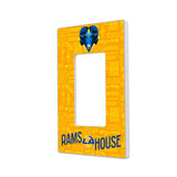 Los Angeles Rams 2024 Illustrated Limited Edition Hidden-Screw Light Switch Plate