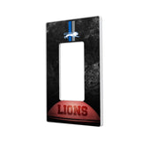 Detroit Lions Retro Legendary Hidden-Screw Light Switch Plate-1