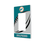 Miami Dolphins 1966-1973 Historic Collection Passtime Hidden-Screw Light Switch Plate