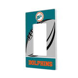 Miami Dolphins 1966-1973 Historic Collection Passtime Hidden-Screw Light Switch Plate-1