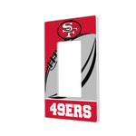 San Francisco 49ers Passtime Hidden-Screw Light Switch Plate-1