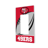 San Francisco 49ers Passtime Hidden-Screw Light Switch Plate-1