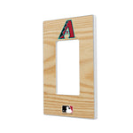 Arizona Diamondbacks Baseball Bat Hidden-Screw Light Switch Plate