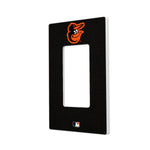 Baltimore Orioles Solid Hidden-Screw Light Switch Plate-1