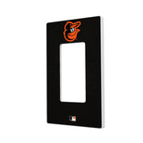 Baltimore Orioles Solid Hidden-Screw Light Switch Plate-1