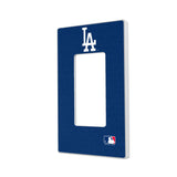 LA Dodgers Solid Hidden-Screw Light Switch Plate