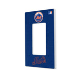 New York Mets Solid Hidden-Screw Light Switch Plate