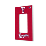 Texas Rangers Solid Hidden-Screw Light Switch Plate