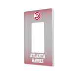 Atlanta Hawks Linen Hidden-Screw Light Switch Plate-1