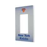 New York Knicks Linen Hidden-Screw Light Switch Plate-1