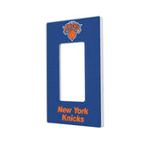 New York Knicks Solid Hidden-Screw Light Switch Plate-1