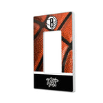 Brooklyn Nets Basketball Hidden-Screw Light Switch Plate-1