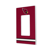 Arizona Cardinals Stripe Hidden-Screw Light Switch Plate