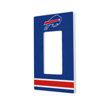 Buffalo Bills Stripe Hidden-Screw Light Switch Plate-1