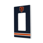 Chicago Bears Stripe Hidden-Screw Light Switch Plate
