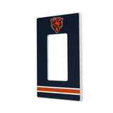 Chicago Bears Stripe Hidden-Screw Light Switch Plate