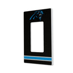 Carolina Panthers Stripe Hidden-Screw Light Switch Plate