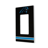 Carolina Panthers Stripe Hidden-Screw Light Switch Plate