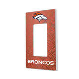 Denver Broncos Football Hidden-Screw Light Switch Plate