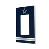 Dallas Cowboys Stripe Hidden-Screw Light Switch Plate