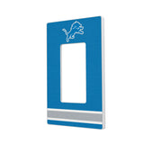 Detroit Lions Stripe Hidden-Screw Light Switch Plate-1