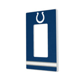 Indianapolis Colts Stripe Hidden-Screw Light Switch Plate