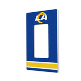 Los Angeles Rams Stripe Hidden-Screw Light Switch Plate-1