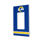 Los Angeles Rams Stripe Hidden-Screw Light Switch Plate