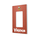 Minnesota Vikings Football Hidden-Screw Light Switch Plate