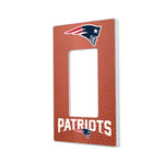 New England Patriots Football Hidden-Screw Light Switch Plate