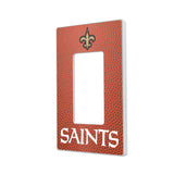New Orleans Saints Football Hidden-Screw Light Switch Plate