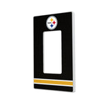 Pittsburgh Steelers Stripe Hidden-Screw Light Switch Plate