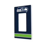 Seattle Seahawks Stripe Hidden-Screw Light Switch Plate-1