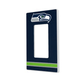 Seattle Seahawks Stripe Hidden-Screw Light Switch Plate